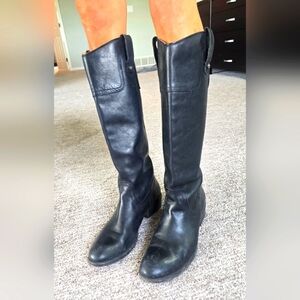 FRYE Women's Black Leather Melissa Button Boots Sz 8